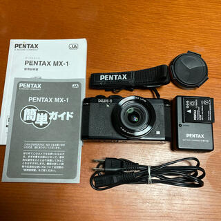 ペンタックス(PENTAX)のペンタックス PENTAX MX−1 クラシック ブラック 実用並品(コンパクトデジタルカメラ)