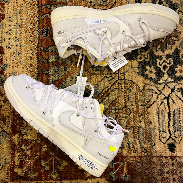 off-white NIKE ダンクlow 1 of 50 "49"