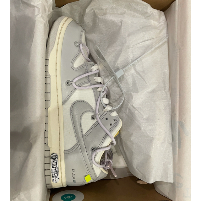 off-white NIKE ダンクlow 1 of 50 "49" 2