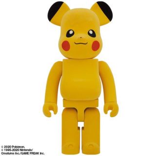 メディコムトイ(MEDICOM TOY)のBE@RBRICK PIKACHU FLOCKING 1000% ピカチュウ(ゲームキャラクター)