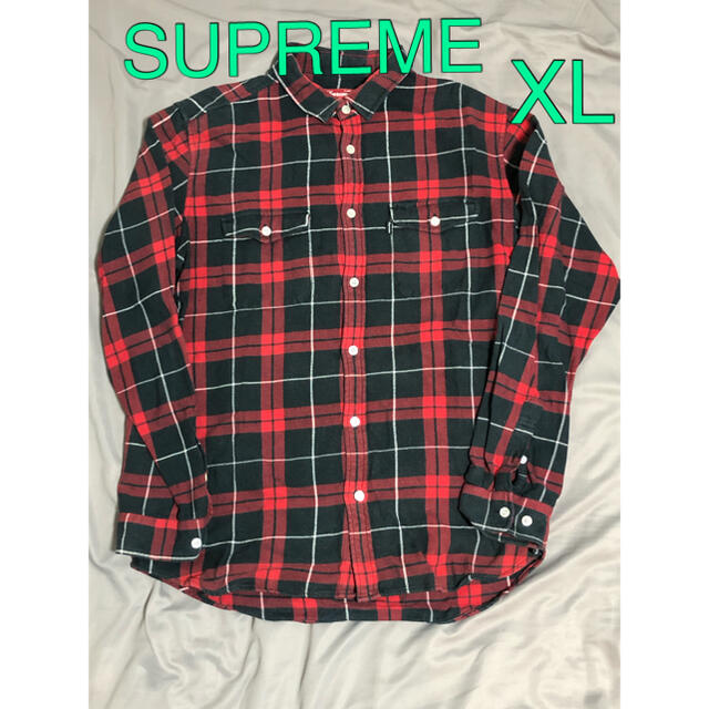supreme ネルシャツ シャツ　L XL