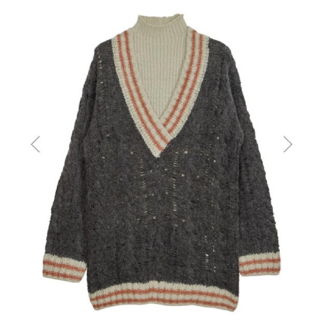 Ameri VINTAGE(アメリヴィンテージ)のSOFT CABLE TILDEN KNIT TOP アメリヴィンテージ レディースのトップス(ニット/セーター)の商品写真