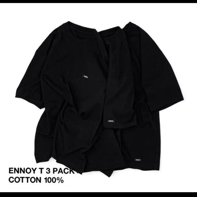 ENNOY 3パックT BLACK XL