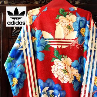 adidas ジャージ 牡丹柄 OT(XL)