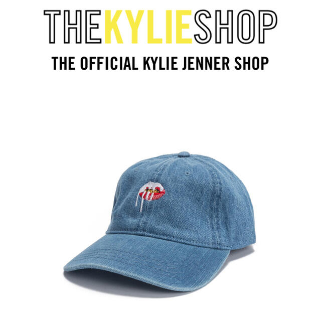 【新品】THE KYLIE SHOP リップロゴ デニムキャップ★カイリー レディースの帽子(キャップ)の商品写真