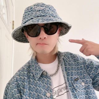 【S/Mサイズ】supreme Monogram Denim Crusher