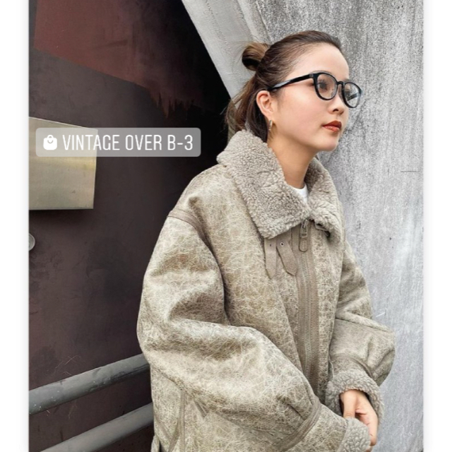 【THROW】VINTAGE OVER B-3♡ライトグレー