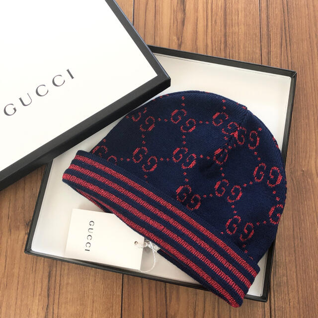 Gucci(グッチ)のグッチチルドレン 新品帽子 M キッズ/ベビー/マタニティのこども用ファッション小物(帽子)の商品写真