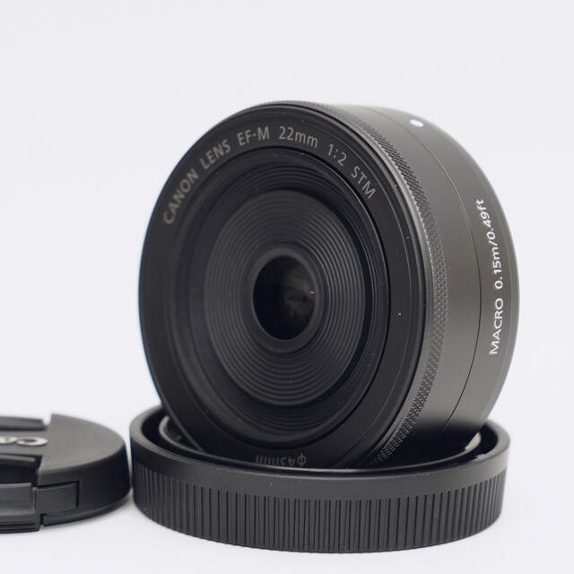 Canon EF M 22mm f2 STM 単焦点レンズ  パンケーキ