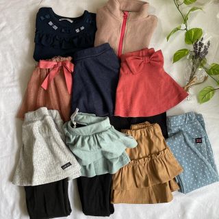 秋冬物☆女の子まとめ売り　size110 スカッツ他9点☆(スカート)