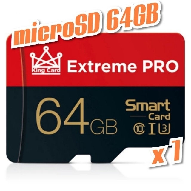 マイクロSDカード 64GB 1枚 microSD class10 EPRB スマホ/家電/カメラのスマートフォン/携帯電話(その他)の商品写真