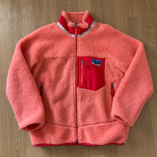 patagonia(パタゴニア)のパタゴニア　フリースジャケット　レトロX キッズL ピンク レディースのジャケット/アウター(ブルゾン)の商品写真