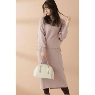 プロポーションボディドレッシング(PROPORTION BODY DRESSING)のドルマンニットセットアップ PROPORTION BODY DRESSING(ひざ丈ワンピース)