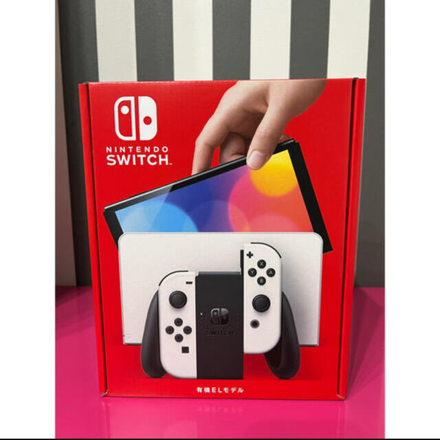 Nintendo Switch(ニンテンドースイッチ)のNintendo Switch 有機ELモデル　ネオン　新品未使用 エンタメ/ホビーのゲームソフト/ゲーム機本体(家庭用ゲーム機本体)の商品写真