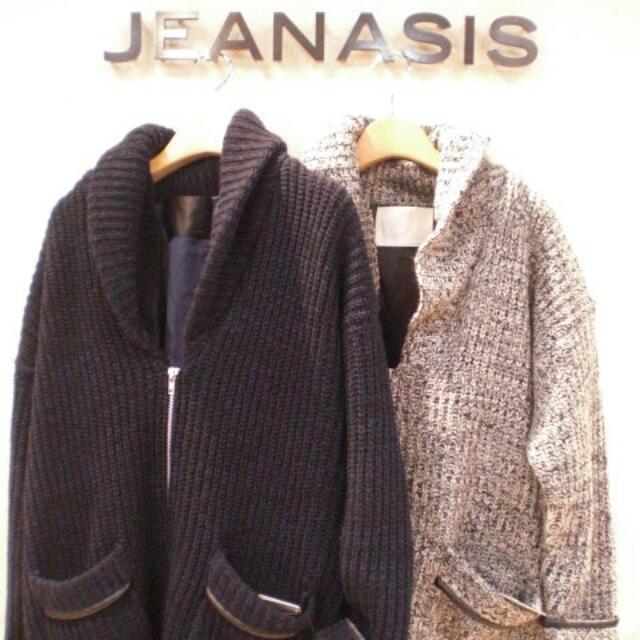 JEANASIS(ジーナシス)のジーナシス☆ニットコート レディースのジャケット/アウター(毛皮/ファーコート)の商品写真