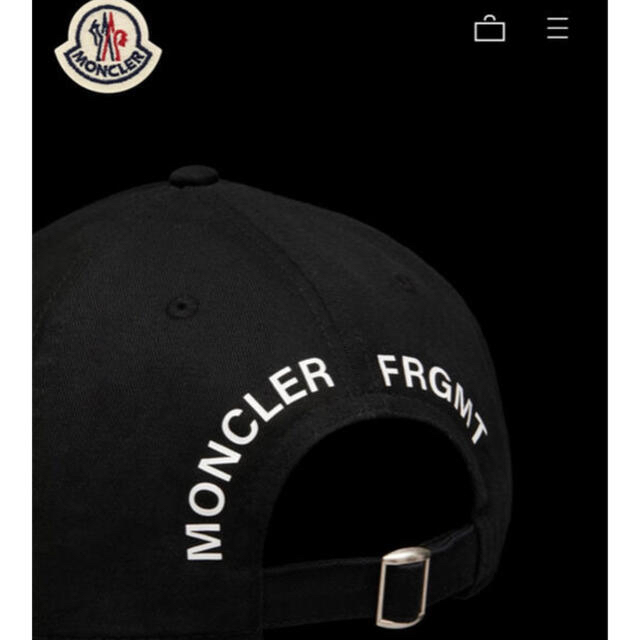 MONCLER(モンクレール)のフラグメント×モンクレール　コラボキャップ メンズの帽子(キャップ)の商品写真