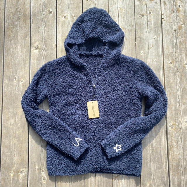 Ron Herman - あったかコーデ♡LUSSO SURF 刺繍ボアパーカー ネイビー