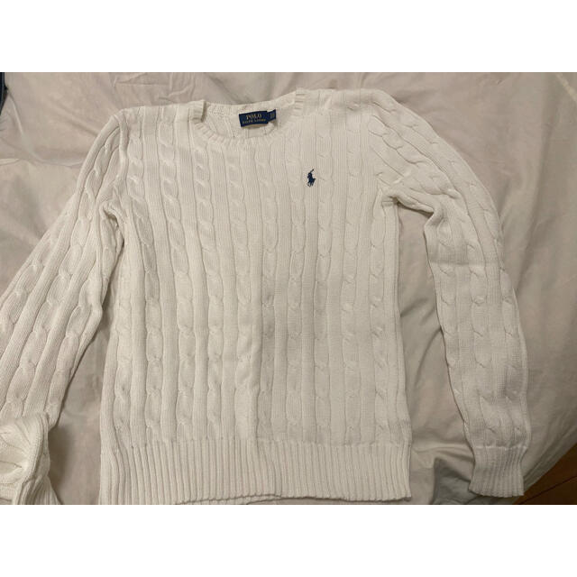 POLO RALPH LAUREN(ポロラルフローレン)のPOLO Ralph Lauren 白ニット レディースのトップス(ニット/セーター)の商品写真