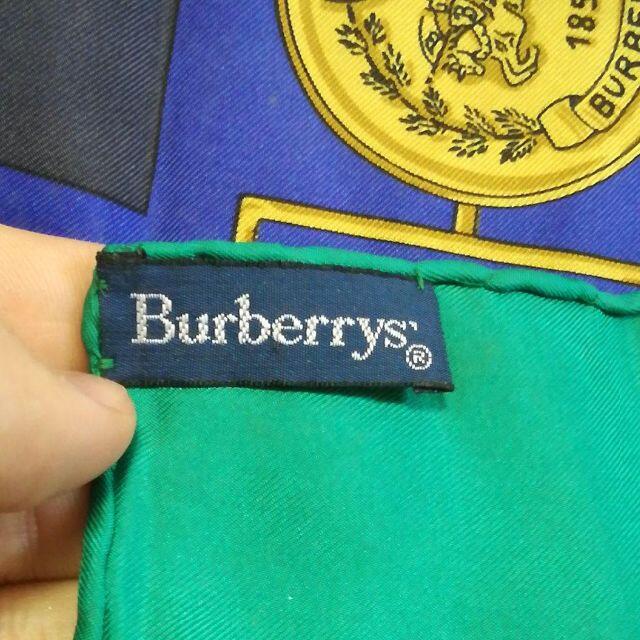 BURBERRY(バーバリー)の518 B　バーバリー　BURBERRY　スカーフ　シルク100% レディースのファッション小物(バンダナ/スカーフ)の商品写真