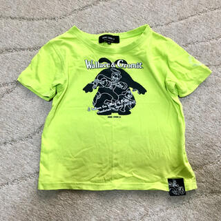 コムサイズム(COMME CA ISM)のモノコムサ 蛍光黄緑 グリーン Tシャツ 100 ネオンカラー (Tシャツ/カットソー)