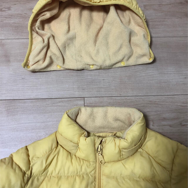 UNIQLO(ユニクロ)のユニクロ　黄色　ジャンパー　100 キッズ/ベビー/マタニティのキッズ服男の子用(90cm~)(ジャケット/上着)の商品写真