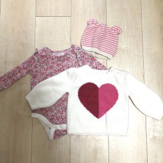 ベビーギャップ(babyGAP)の【専用】ギャップベビー/女の子ベビーセット/60cm /70cm(カバーオール)