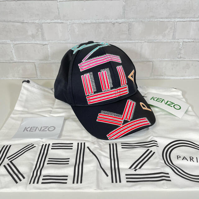 新品 未使用】KENZO メンズ キャップ ブラック サイズ フリー - キャップ