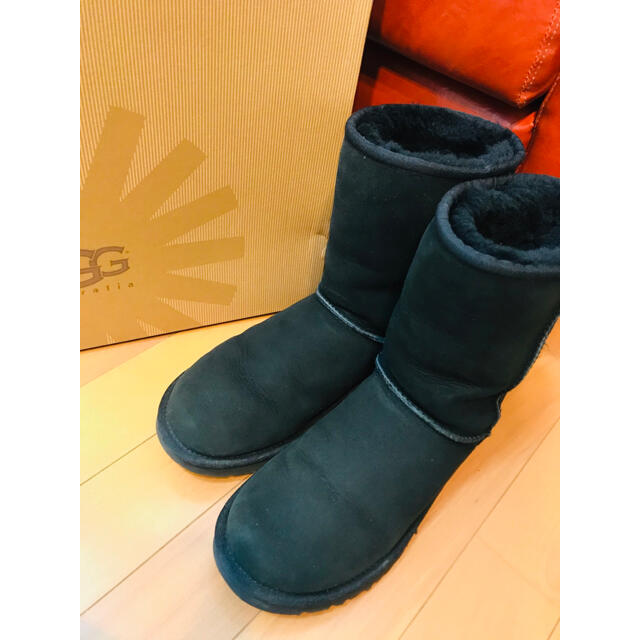 ★UGG ムートンブーツ　CLASSIC  US7  24.0 ブラック