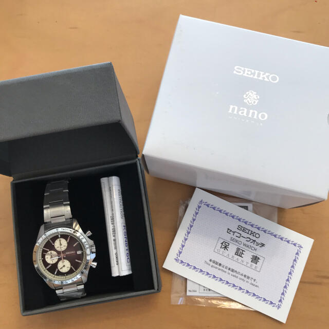 SEIKO ナノユニバース×別注セイコー　クロノグラフ新品、未使用