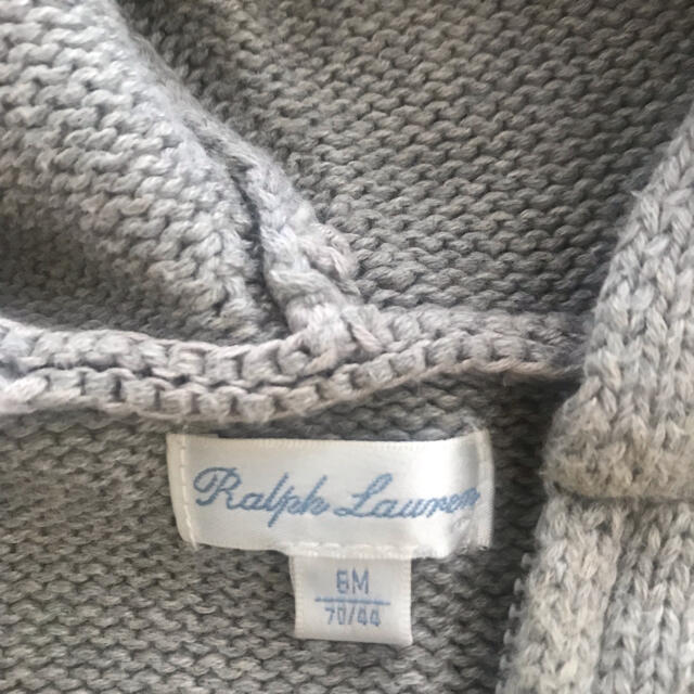 POLO RALPH LAUREN(ポロラルフローレン)のラルフローレン☆ベビーニットパーカー キッズ/ベビー/マタニティのベビー服(~85cm)(ニット/セーター)の商品写真