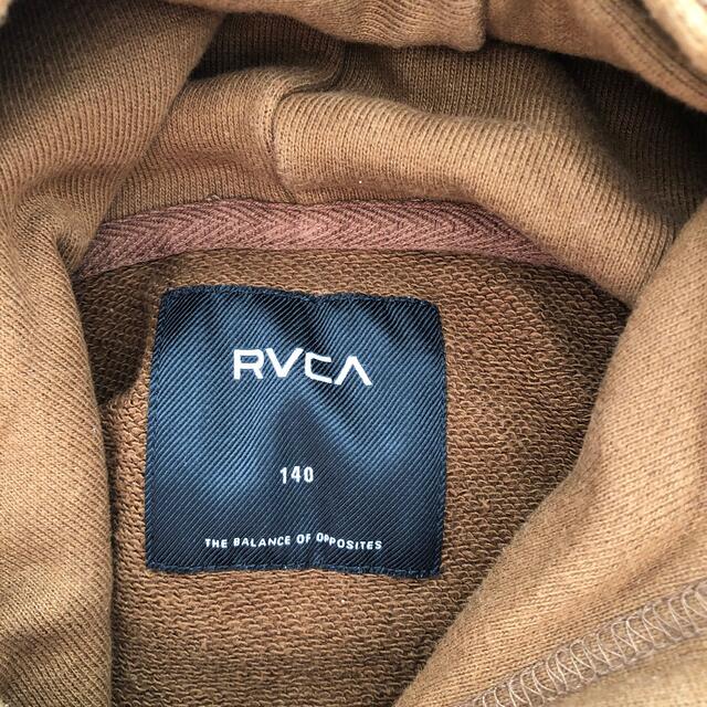 RVCA(ルーカ)のRVCA 140cm スウェットパーカー キッズ/ベビー/マタニティのキッズ服男の子用(90cm~)(ジャケット/上着)の商品写真