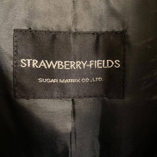 STRAWBERRY-FIELDS(ストロベリーフィールズ)の美品☆4万円ストロベリーフィールズ カシミヤ混の上質ショートコート レディースのジャケット/アウター(ノーカラージャケット)の商品写真