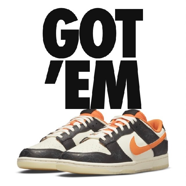 靴/シューズNIKE DUNK LOW Halloween  ダンクロー　ハロウィン　30