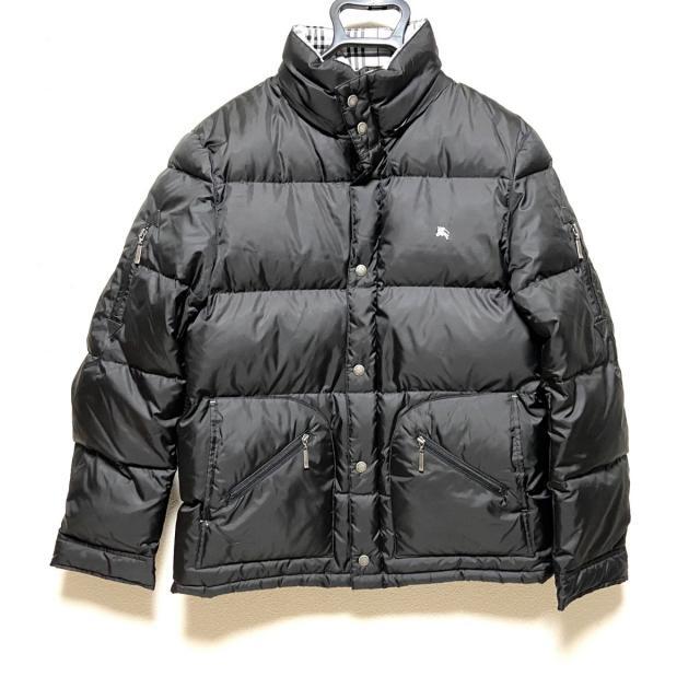 BURBERRY BLACK LABEL(バーバリーブラックレーベル)のバーバリーブラックレーベル サイズL - 黒 メンズのジャケット/アウター(ダウンジャケット)の商品写真