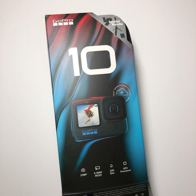 超安い品質 【即日発送】GoPro HERO ほぼ未使用品 バンドルキット Black 10 ビデオカメラ