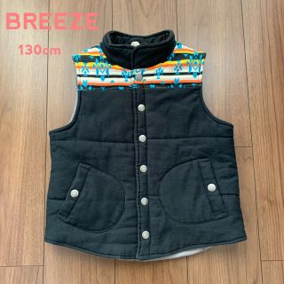 ブリーズ(BREEZE)のBREEZE ダウン ベスト 黒 ブラック 130cm(ジャケット/上着)