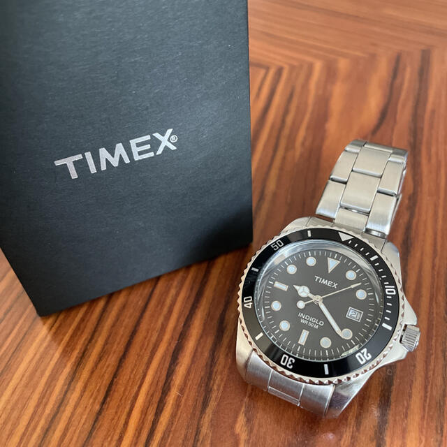 TIMEX    タイメックス　サブマリーナタイプ　美品　クオーツ　腕時計