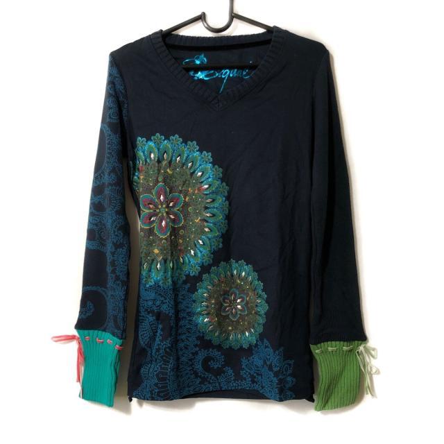 DESIGUAL(デシグアル)のデシグアル 長袖カットソー サイズXS美品  レディースのトップス(カットソー(長袖/七分))の商品写真