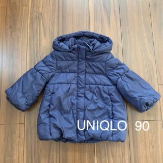 ユニクロ(UNIQLO)のUNIQLO アウター　90 ネイビー(ジャケット/上着)