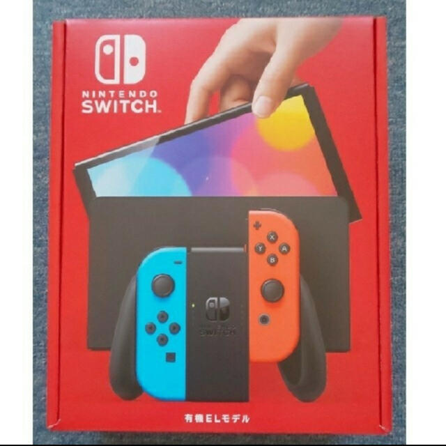 Nintendo Switch(ニンテンドースイッチ)のSwitch 有機ELモデル ニンテンドー スイッチ ネオンカラー 任天堂 エンタメ/ホビーのゲームソフト/ゲーム機本体(家庭用ゲーム機本体)の商品写真