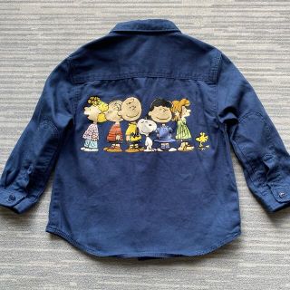 ザラキッズ(ZARA KIDS)のZARA  スヌーピー　シャツ　86センチ(シャツ/カットソー)