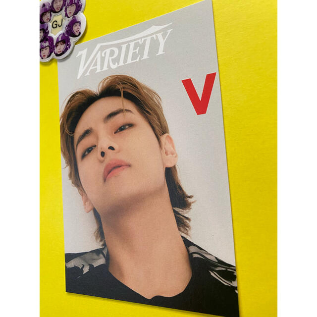 bts　アメリカ雑誌　VARIETY　スペシャルフォト テヒョンV　ポストカード エンタメ/ホビーのタレントグッズ(アイドルグッズ)の商品写真