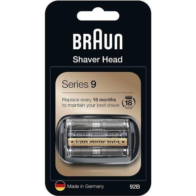 BRAUN(ブラウン)の92B ブラウン シェーバー シリーズ9 替刃 ブラック スマホ/家電/カメラの美容/健康(メンズシェーバー)の商品写真