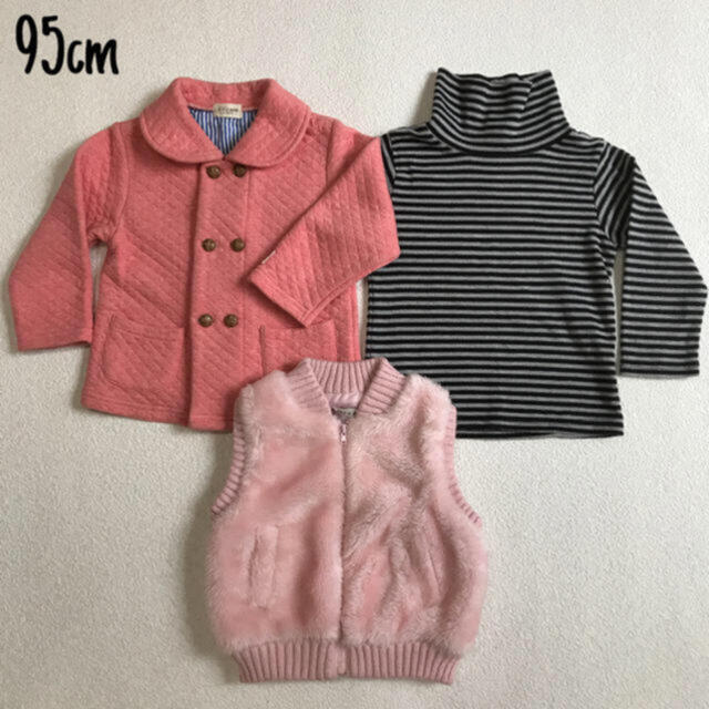 西松屋(ニシマツヤ)の女の子 セット キッズ/ベビー/マタニティのキッズ服女の子用(90cm~)(ジャケット/上着)の商品写真