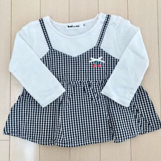 ベベノイユ(BEBE Noeil)のNoeil aime BeBe 長袖Tシャツ(Ｔシャツ)