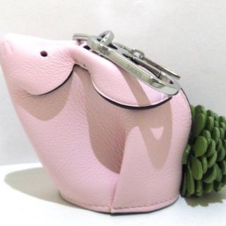 ロエベ(LOEWE)のロエベ コインケース美品  - うさぎ レザー(コインケース)