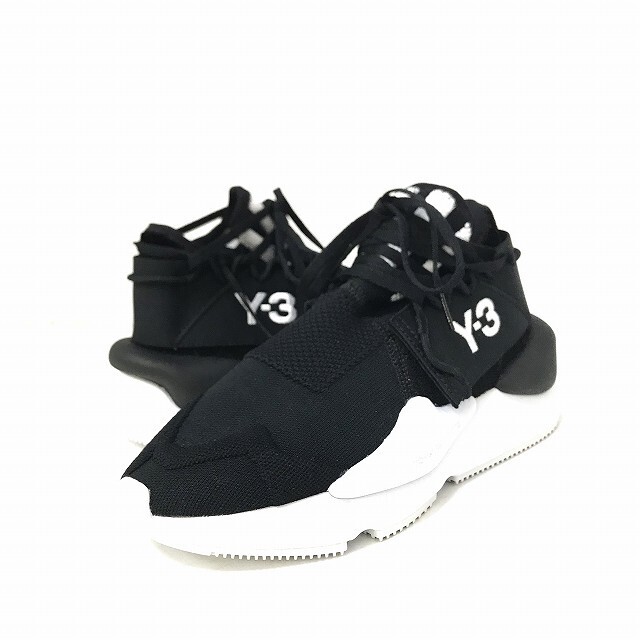 ワイスリー Y-3 KAIWA KNIT カイワニット スニーカー 23cm27cm--ブラック品番