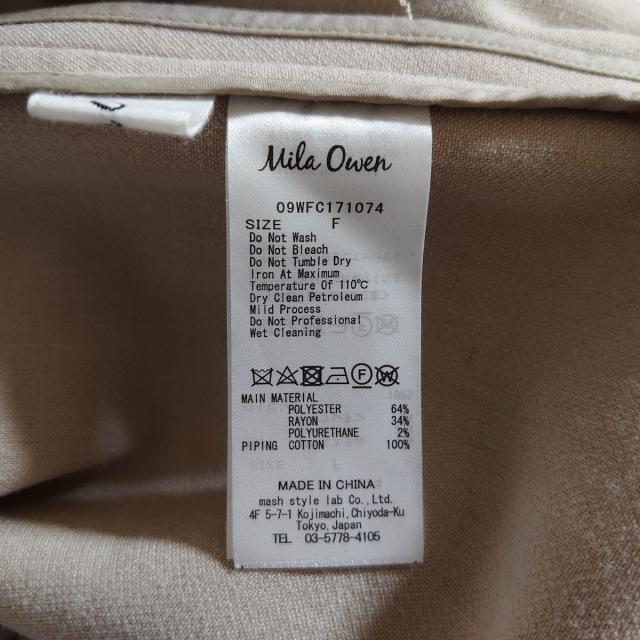 Mila Owen(ミラオーウェン)のミラオーウェン サイズF レディース美品  - レディースのジャケット/アウター(その他)の商品写真