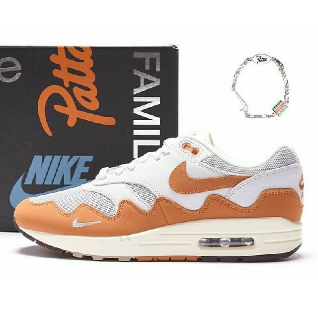 NIKE(ナイキ)の28 NIKE Patta AIR MAX 1 Monarch 国内正規品  メンズの靴/シューズ(スニーカー)の商品写真