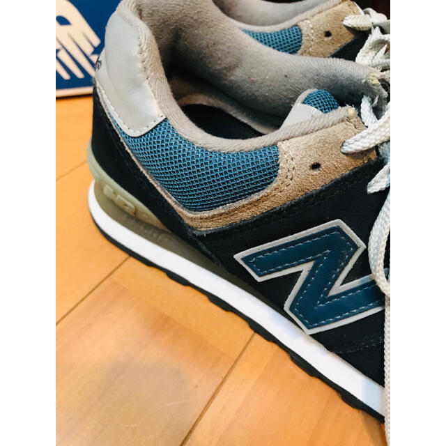 ★new balance 574  UK6.5 25.0 グリーン系 レディースの靴/シューズ(スニーカー)の商品写真